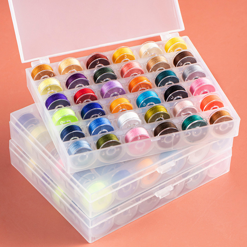 New【Sewing Bobbins Box Set Sew - đánh giá và giá Craft Embellishment Storage