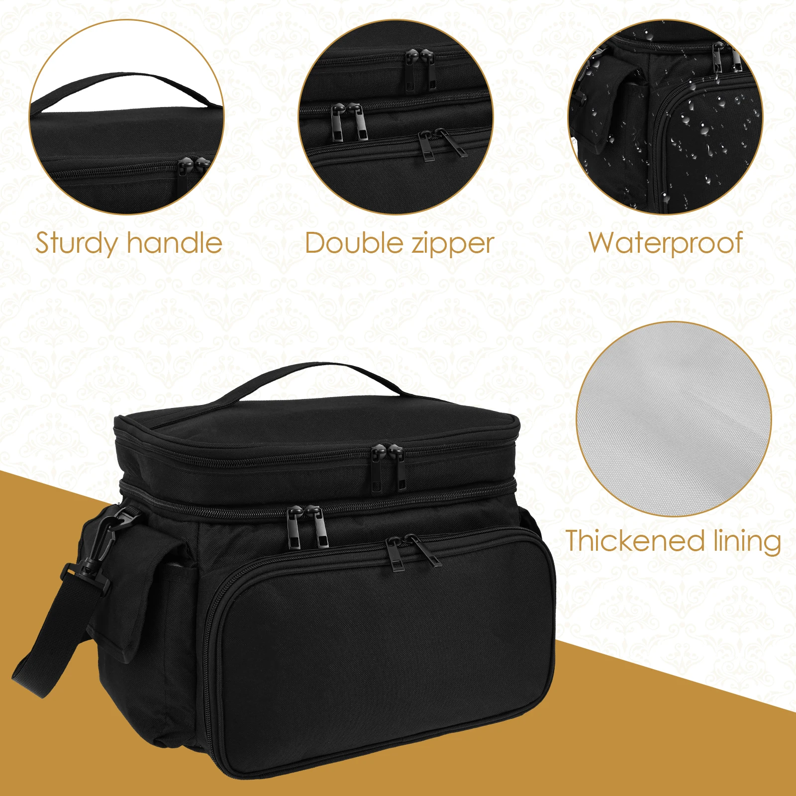 Large Sewing Bag Wool Knitting - đánh giá và giá Craft Embellishment Storage
