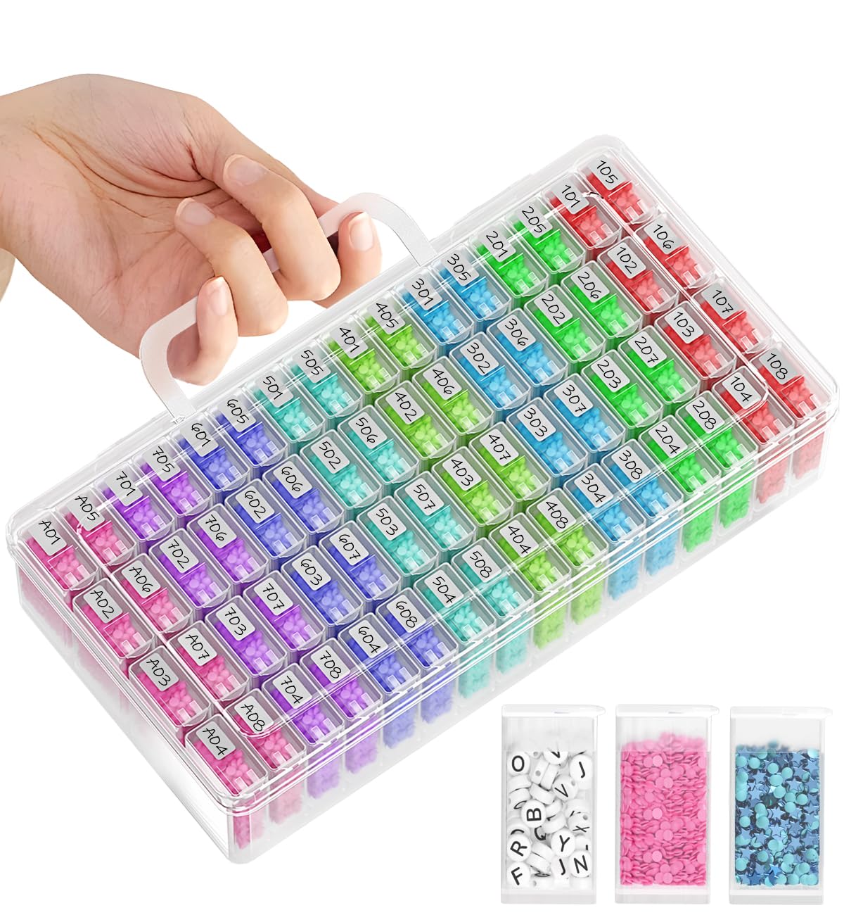 5D DIY Diamond Painting Tools  - đánh giá và giá Craft Embellishment Storage