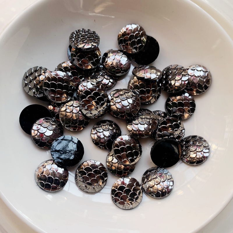 80PCS 12mm black metal Colors  - đánh giá và giá Embellishment Glue Craft