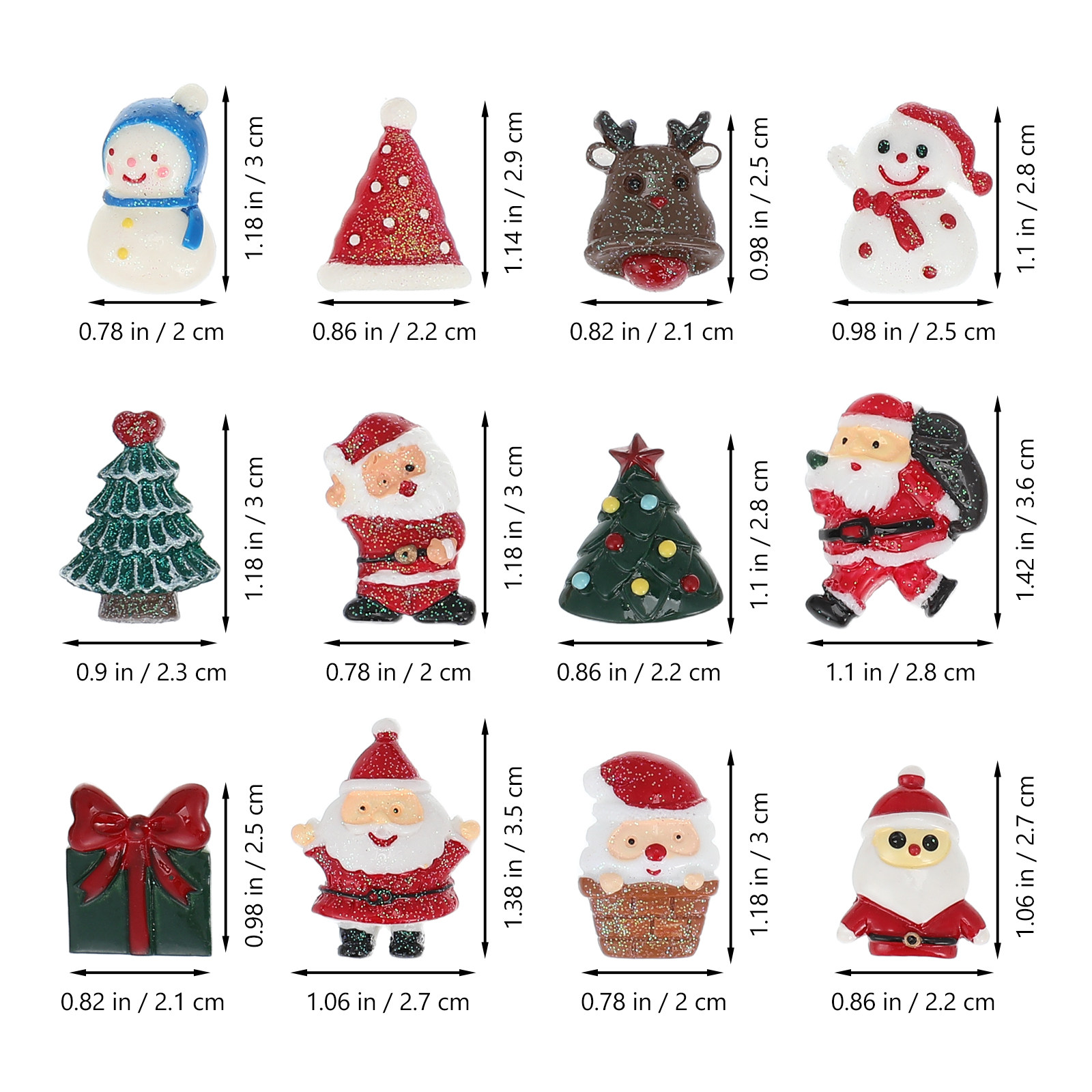50 PCS Embellishment Christmas - đánh giá và giá Craft Embellishments