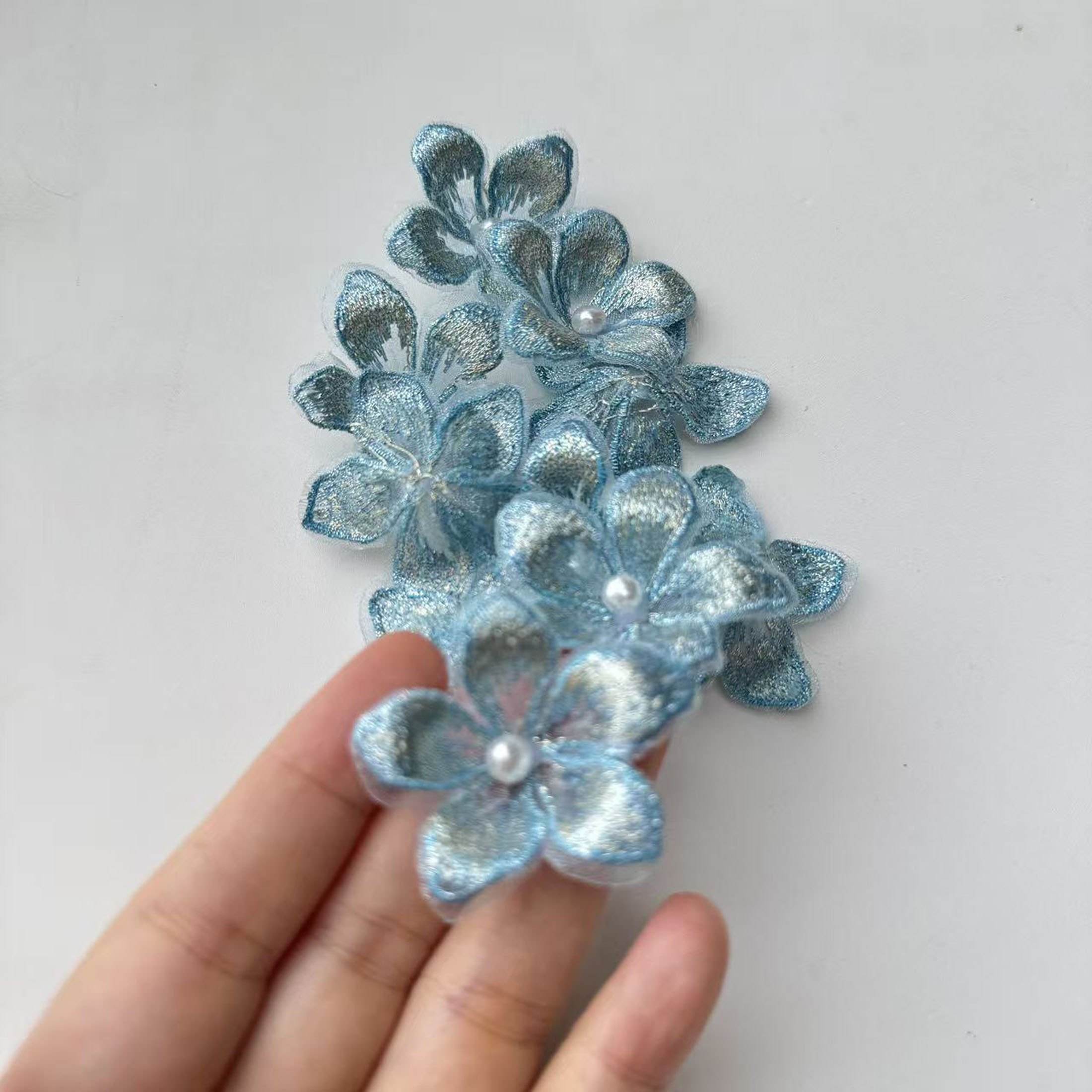 10pc/lot floral embroidered pa - đánh giá và giá Applique Patch Flower