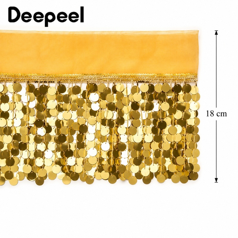 2/3Yards 18cm Sequins Beaded T - đánh giá và giá Beaded Trim Fringe