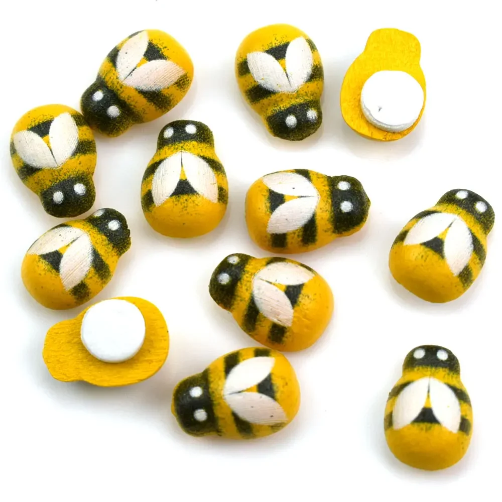 50pcs Yellow Wood Glue Buttons - đánh giá và giá Embellishment Glue Craft