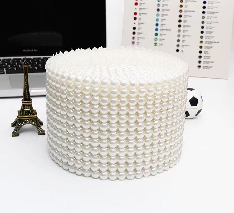 1 Thước 24 Hàng 4Mm Ngọc Trai  - đánh giá và giá Hotfix Rhinestone Sheet