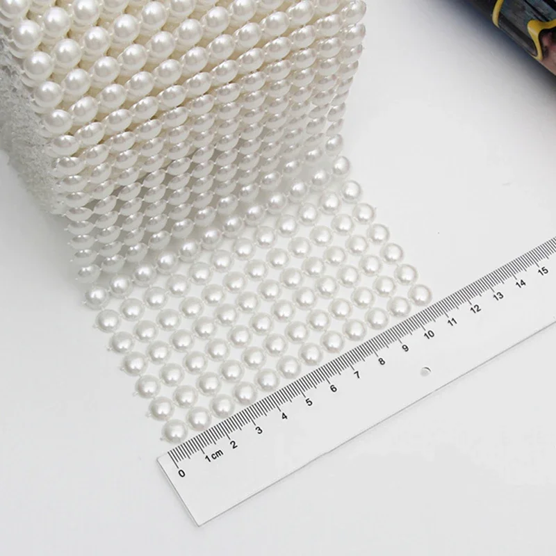 1 Thước 24 Hàng 4Mm Ngọc Trai  - đánh giá và giá Hotfix Rhinestone Sheet