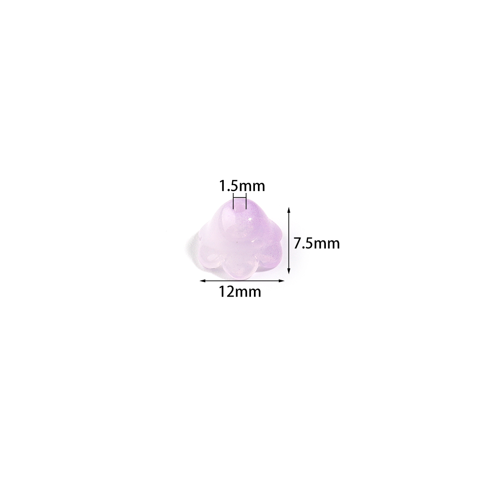 50pcs 12x7.5mm Colorful Lily o - đánh giá và giá Embellishment Crafts