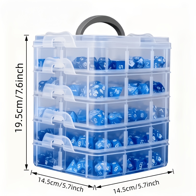 5-layer transparent storage bo - đánh giá và giá Craft Embellishment Storage