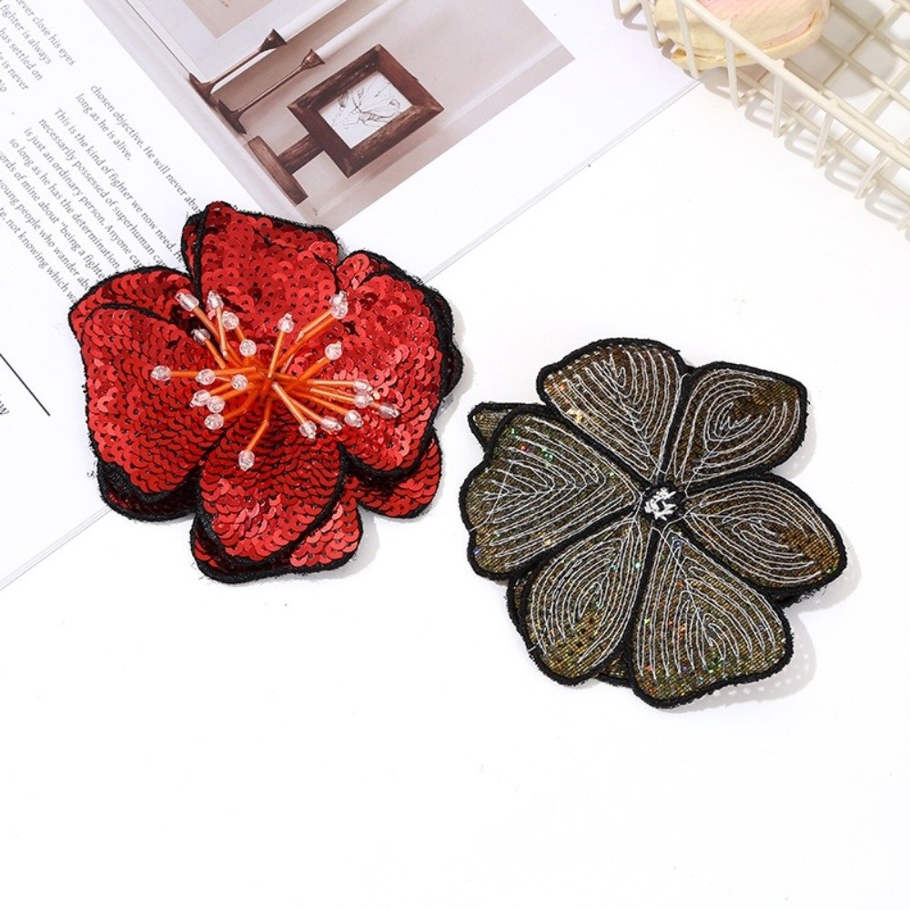 Handmade Beads Flower Applique - đánh giá và giá Applique Patch Flower