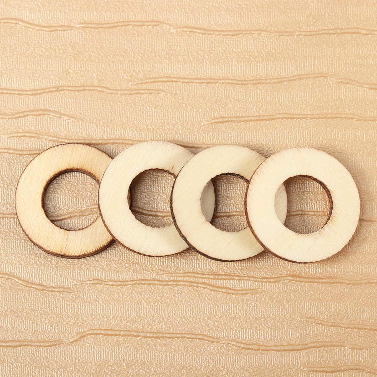 200Pcs Wooden Circle Embellish - đánh giá và giá Christmas Craft Embellishment