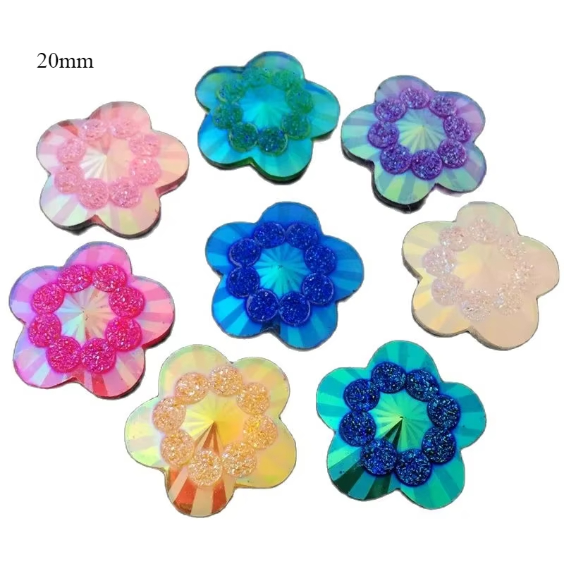 20pcs 20mm ab mixed color flow - đánh giá và giá Embellishment Glue Craft