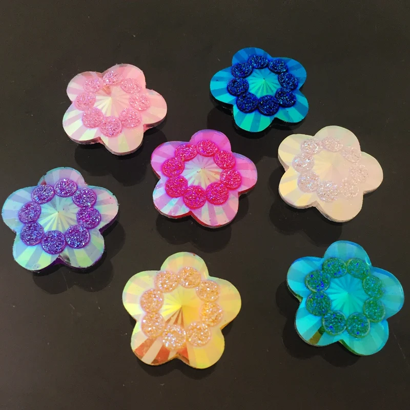 20pcs 20mm ab mixed color flow - đánh giá và giá Embellishment Glue Craft