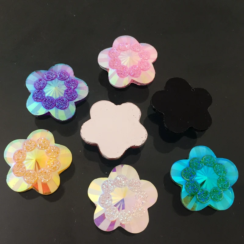20pcs 20mm ab mixed color flow - đánh giá và giá Embellishment Glue Craft