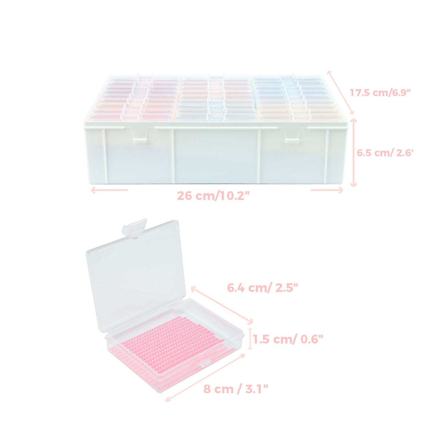 Diamond Painting Art Trays Set - đánh giá và giá Craft Embellishment Storage