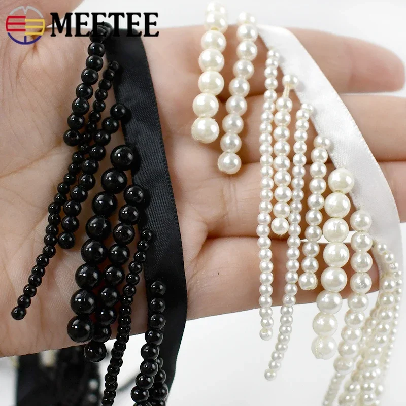1/2Yards Pearl Beaded Tassel F - đánh giá và giá Beaded Trim Fringe
