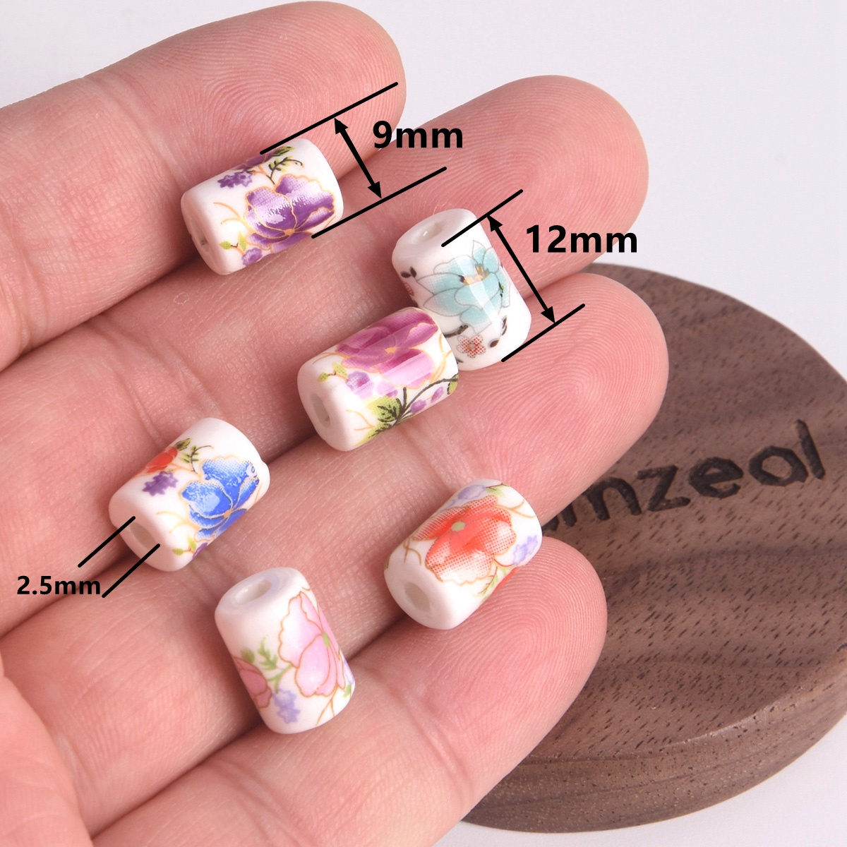 10pcs 12x9mm Cylinder Shape Fl - đánh giá và giá Embellishment Crafts